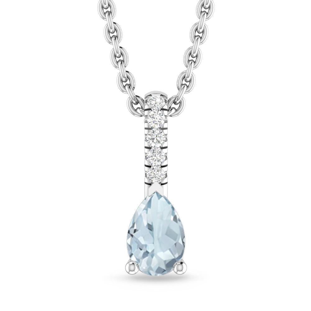 White Gold - Aquamarine