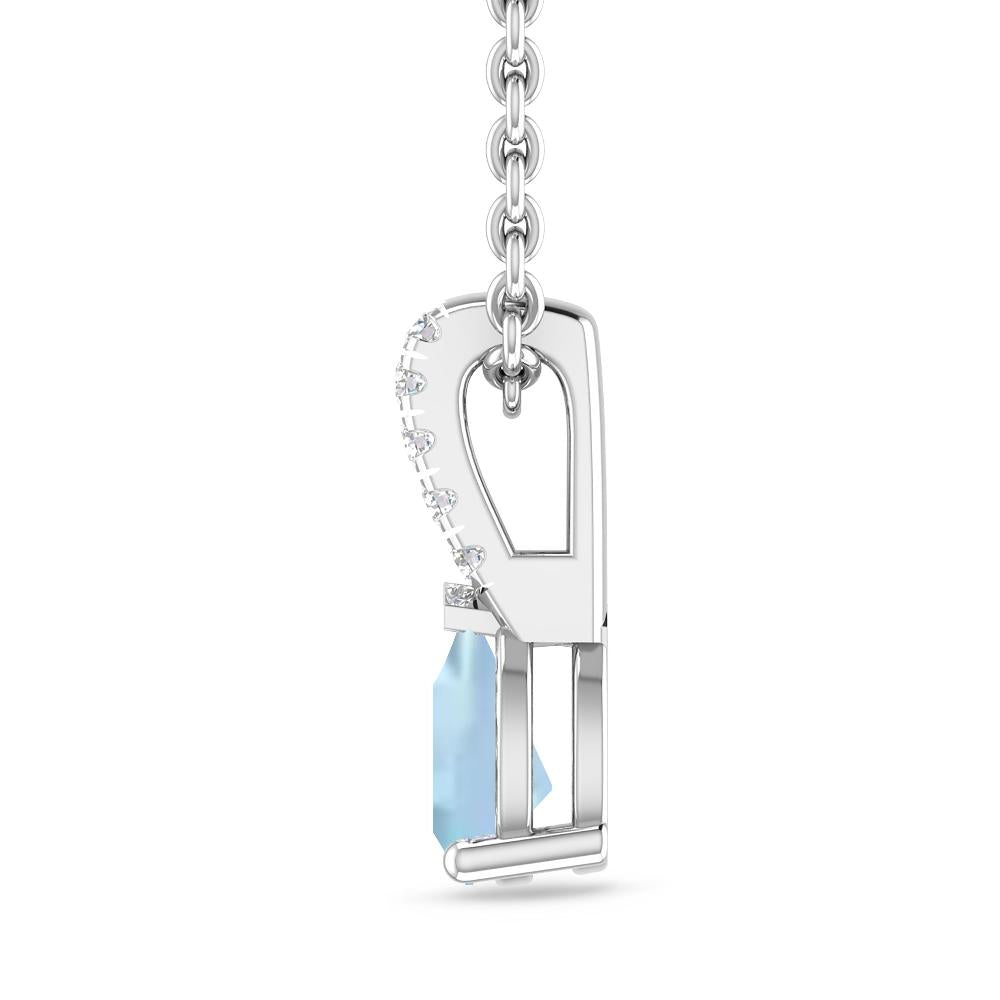 White Gold - Aquamarine