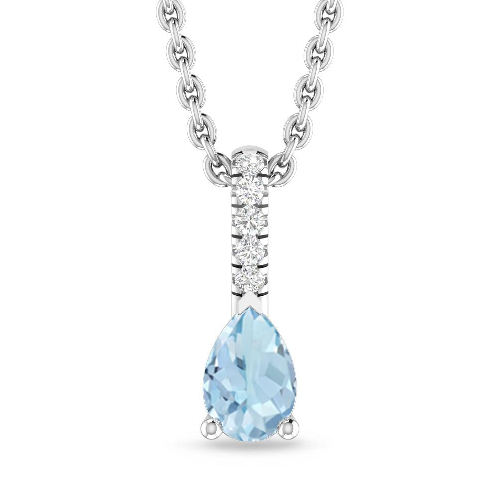 White Gold - Aquamarine