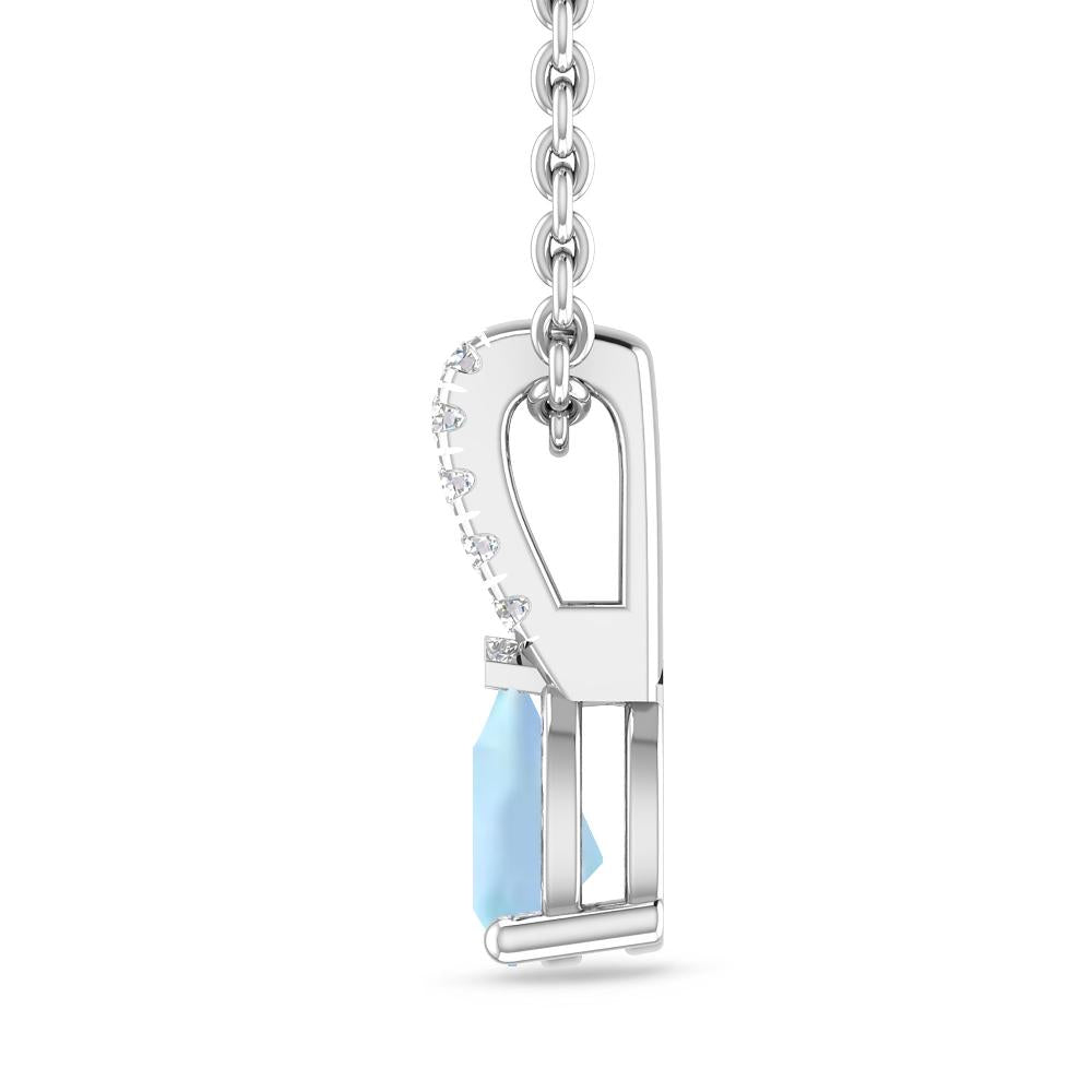 White Gold - Aquamarine