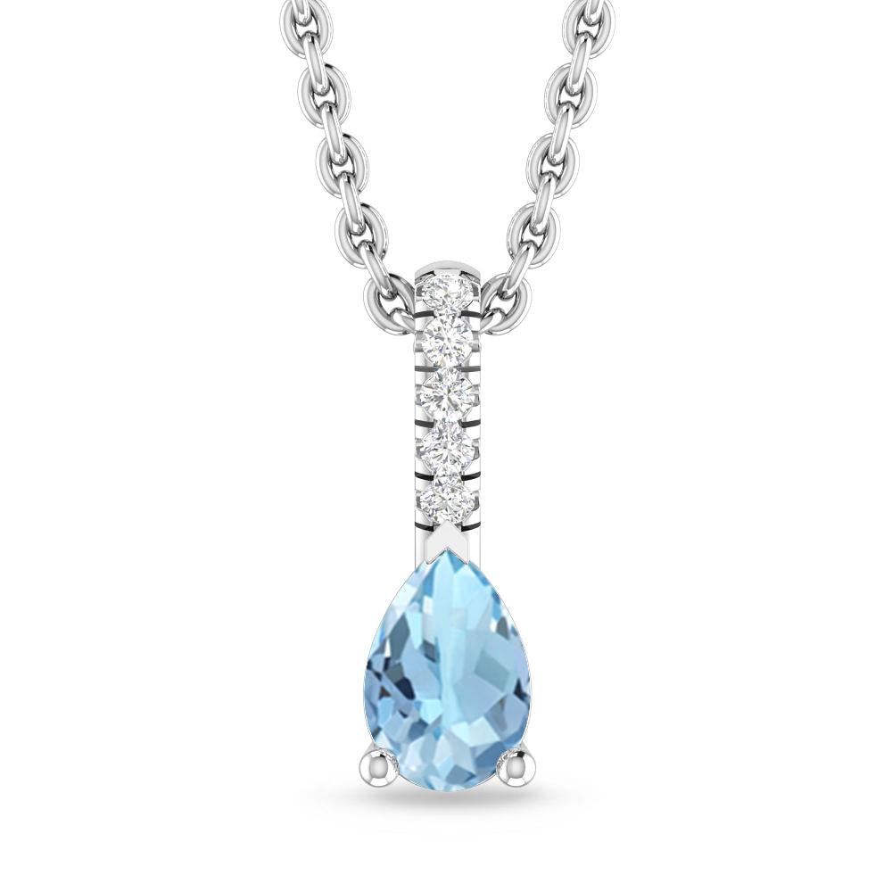 White Gold - Aquamarine