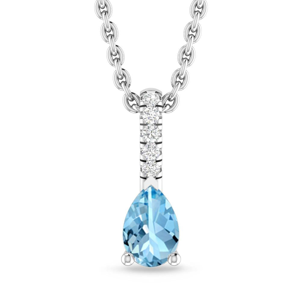 White Gold - Aquamarine