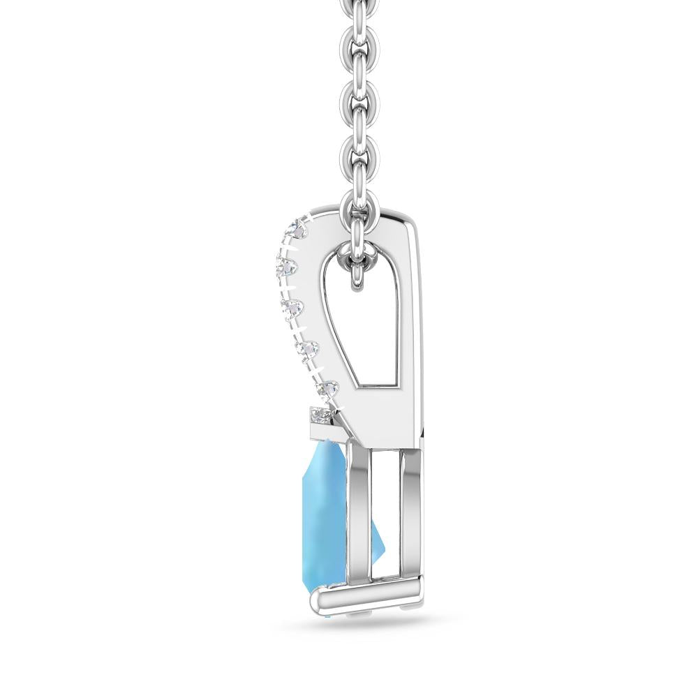 White Gold - Aquamarine