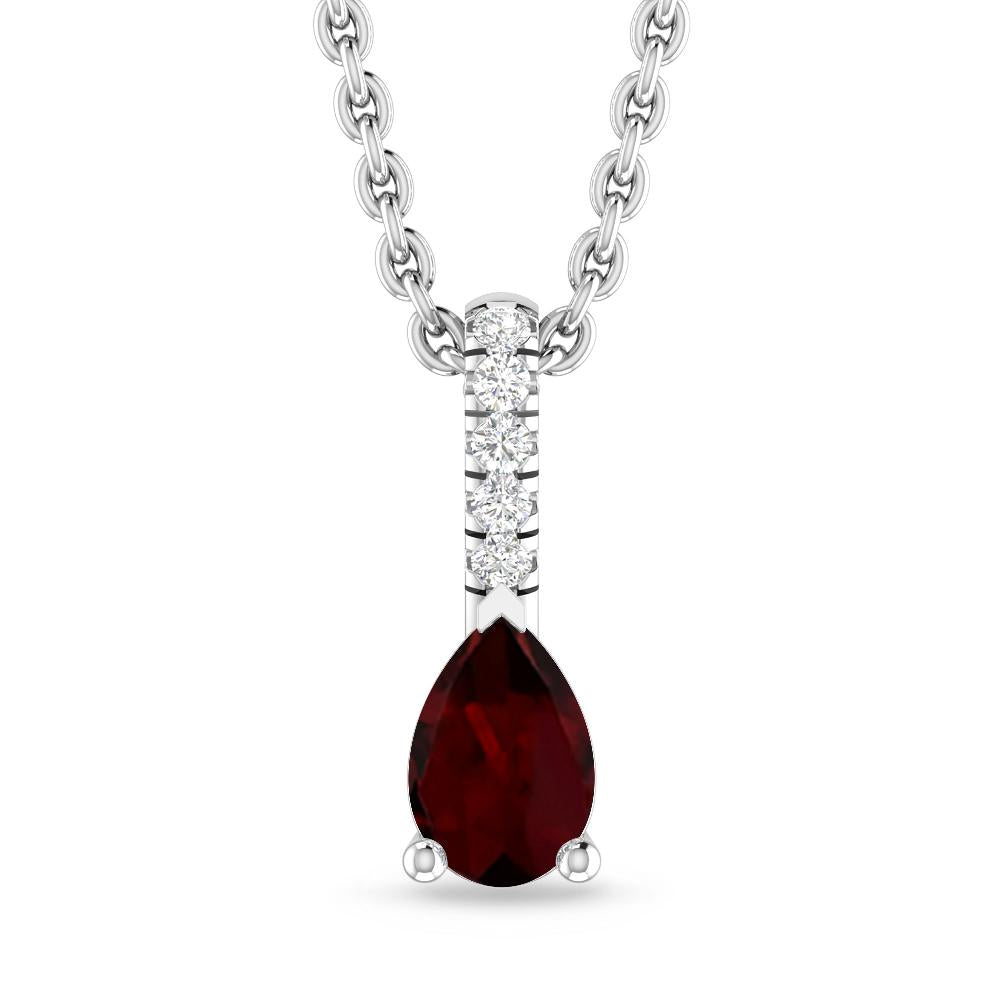 White Gold - Garnet