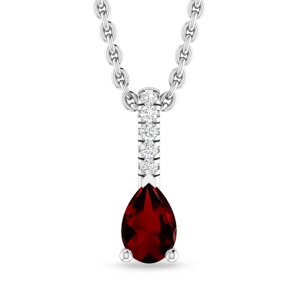 White Gold - Garnet