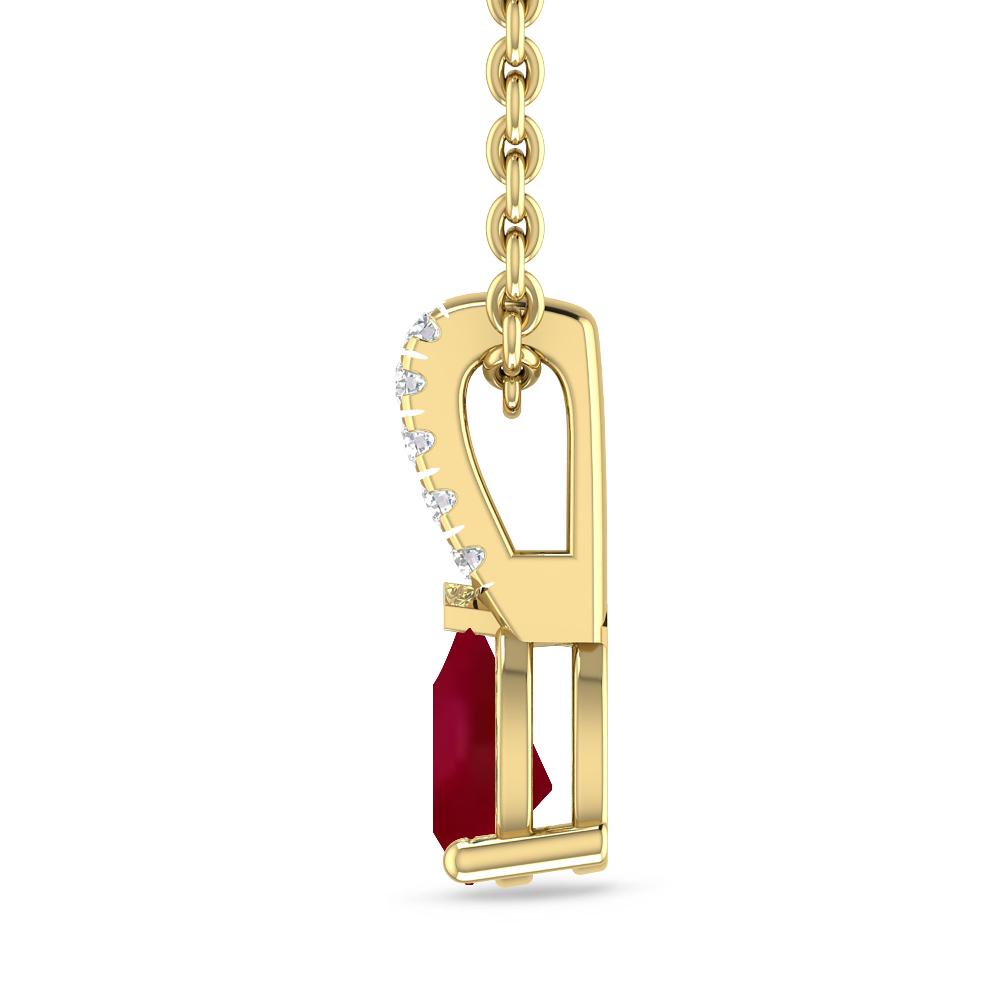 Yellow Gold - Garnet