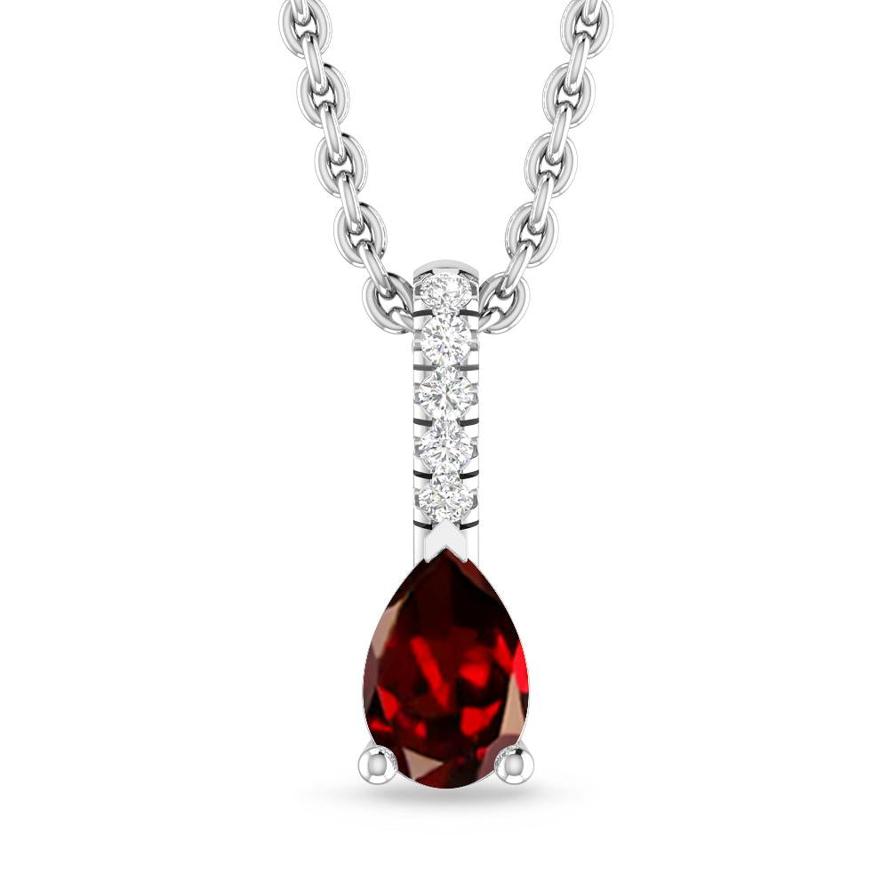 White Gold - Garnet