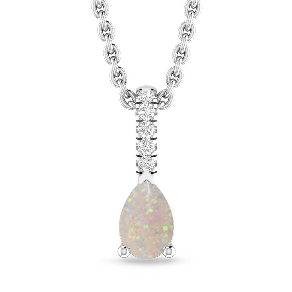 White Gold - Opal