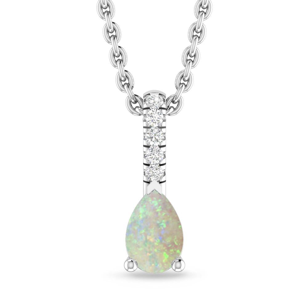 White Gold - Opal