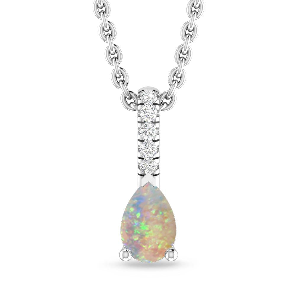 White Gold - Opal