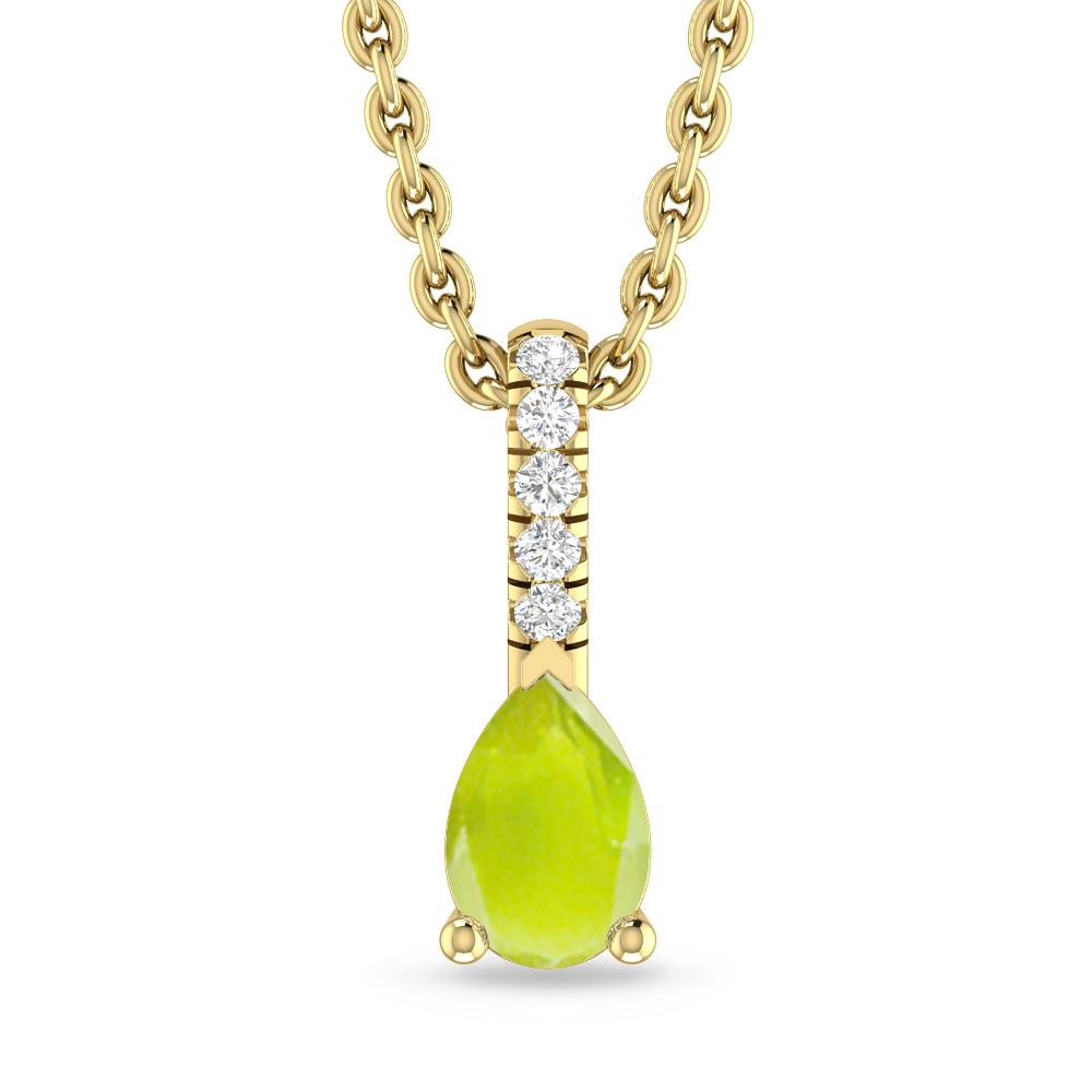 Yellow Gold - Peridot