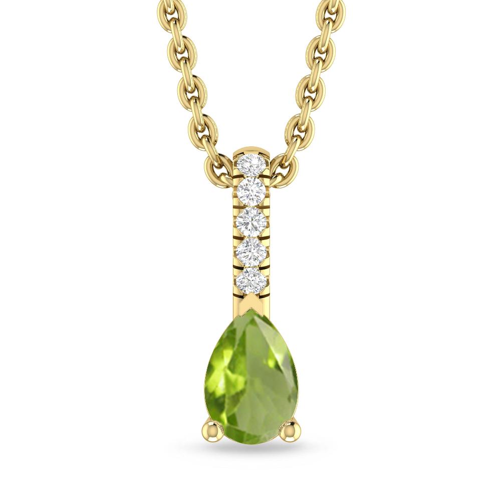 Yellow Gold - Peridot