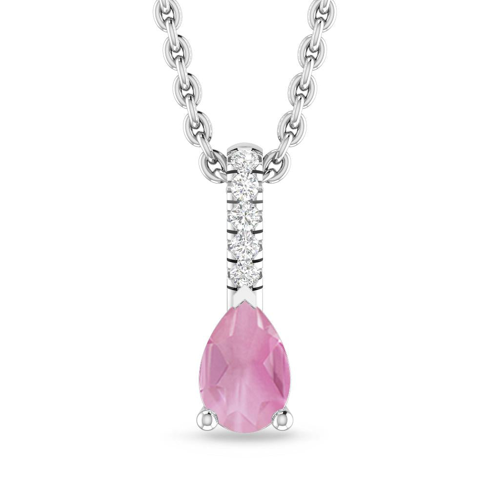 White Gold - Pink Tourmaline