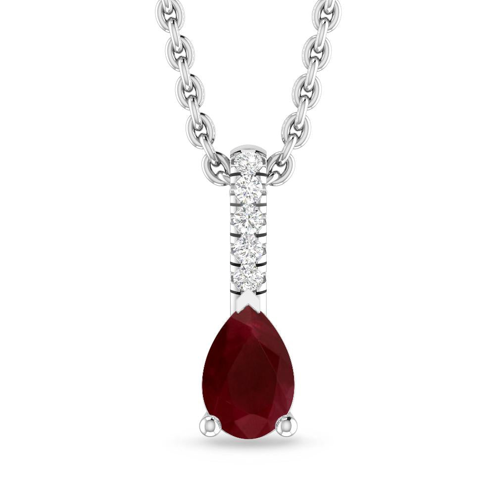 White Gold - Ruby