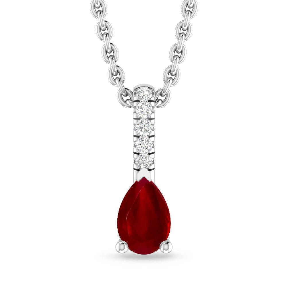 White Gold - Ruby