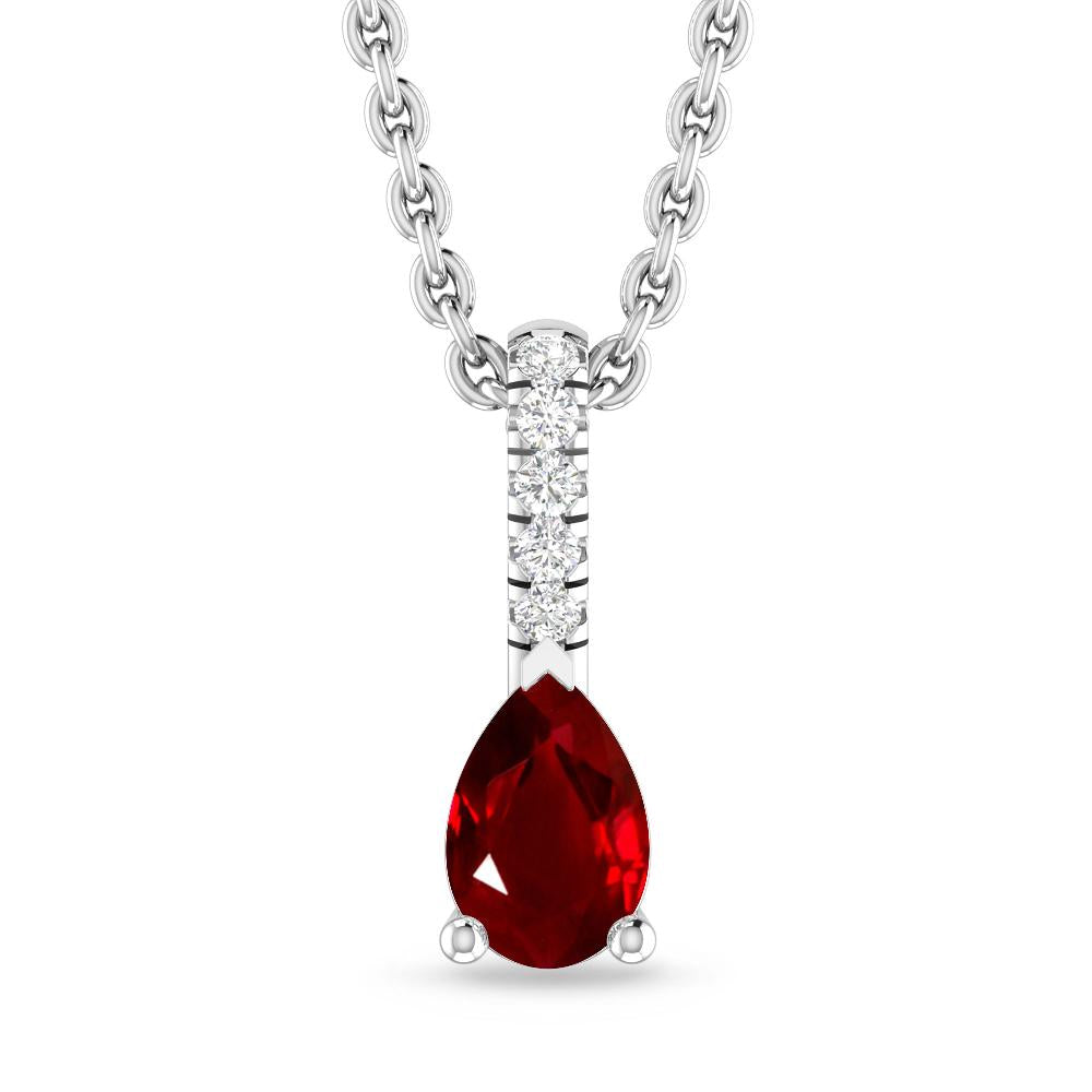 White Gold - Ruby