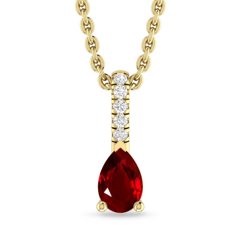 Yellow Gold - Ruby