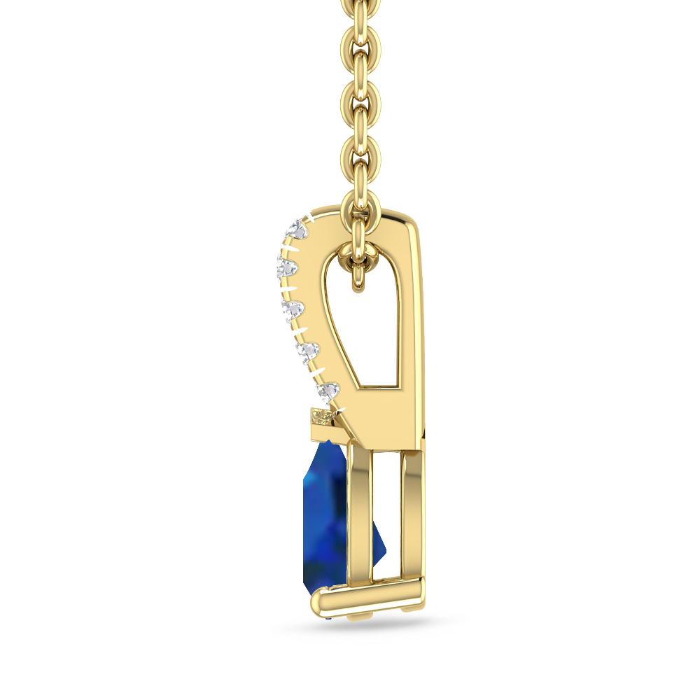 Yellow Gold - Sapphire