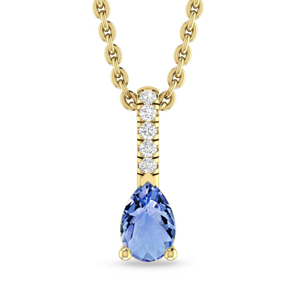 Yellow Gold - Tanzanite