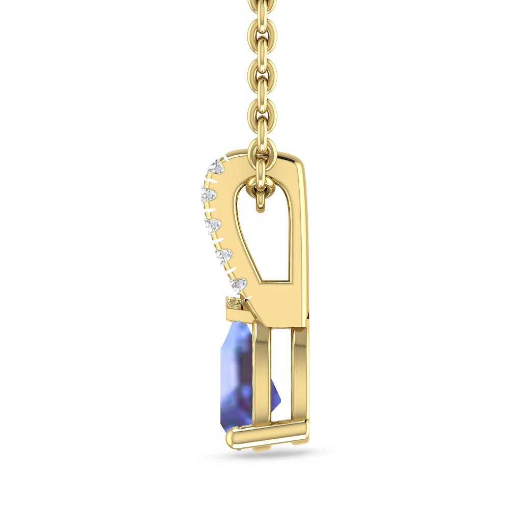 Yellow Gold - Tanzanite