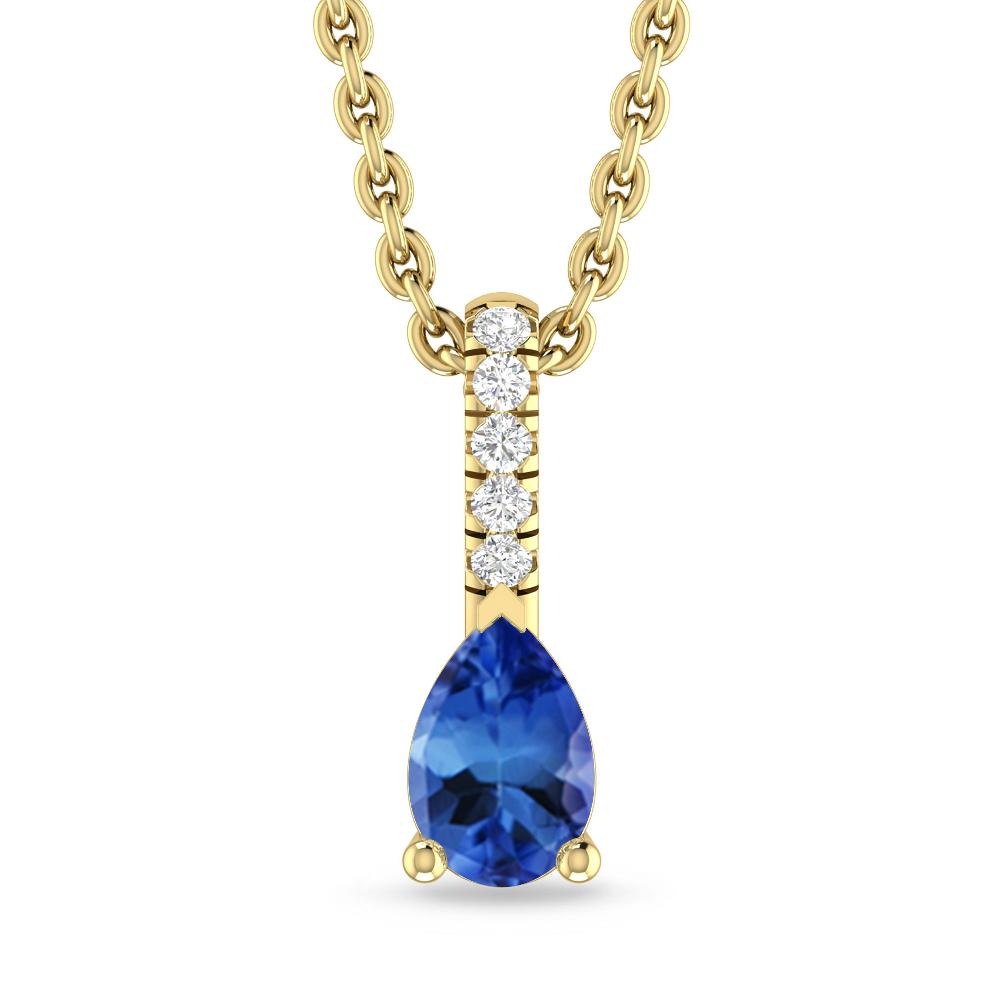 Yellow Gold - Tanzanite