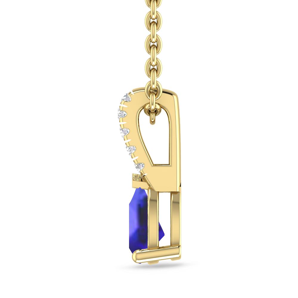 Yellow Gold - Tanzanite