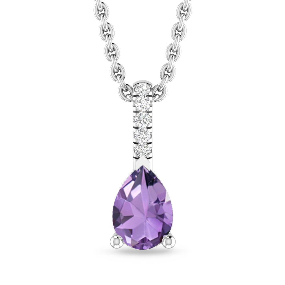 White Gold - Amethyst