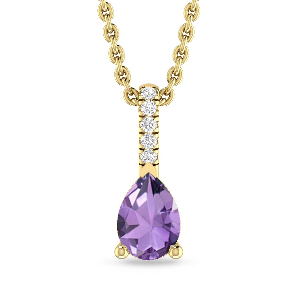 Yellow Gold - Amethyst