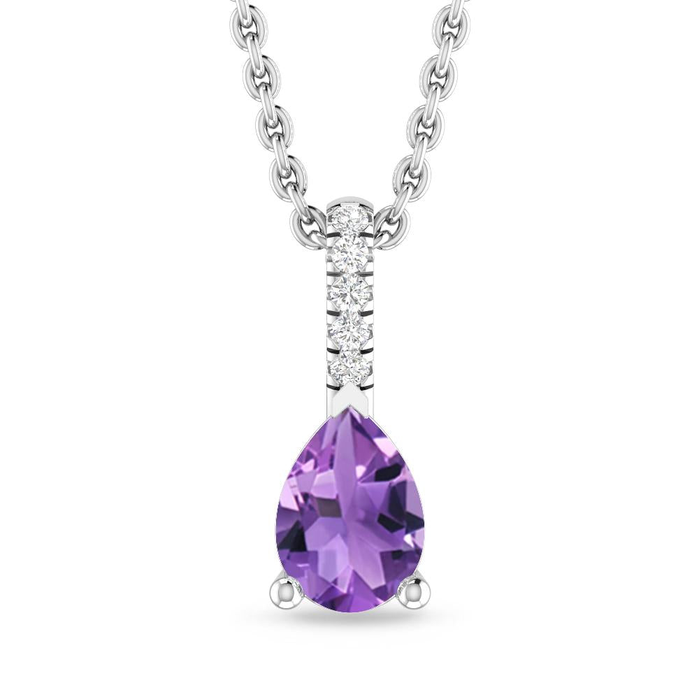 White Gold - Amethyst