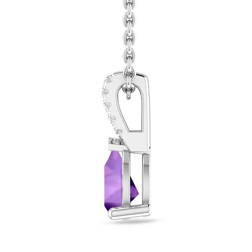 White Gold - Amethyst