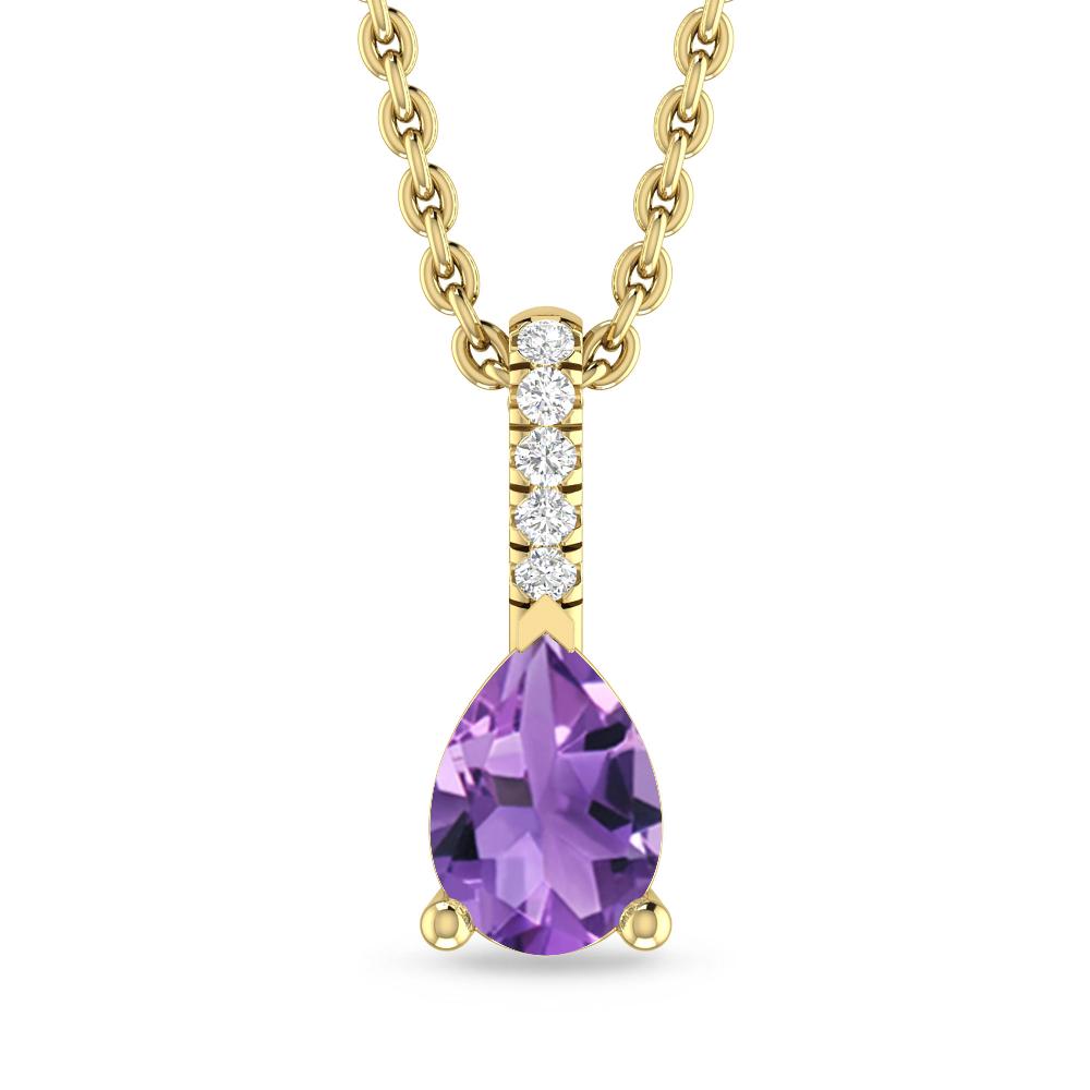 Yellow Gold - Amethyst