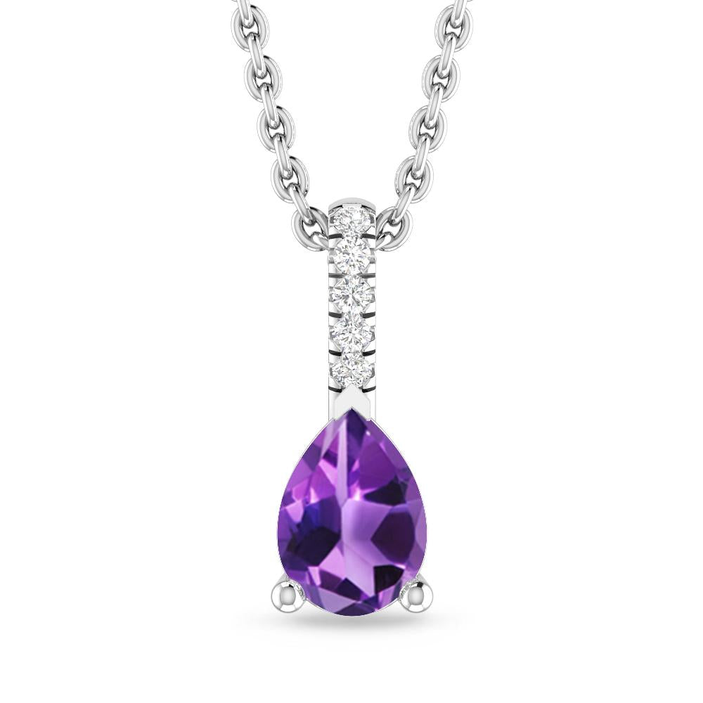 White Gold - Amethyst