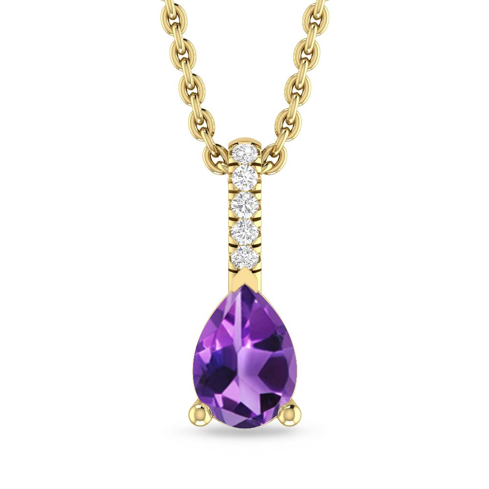 Yellow Gold - Amethyst