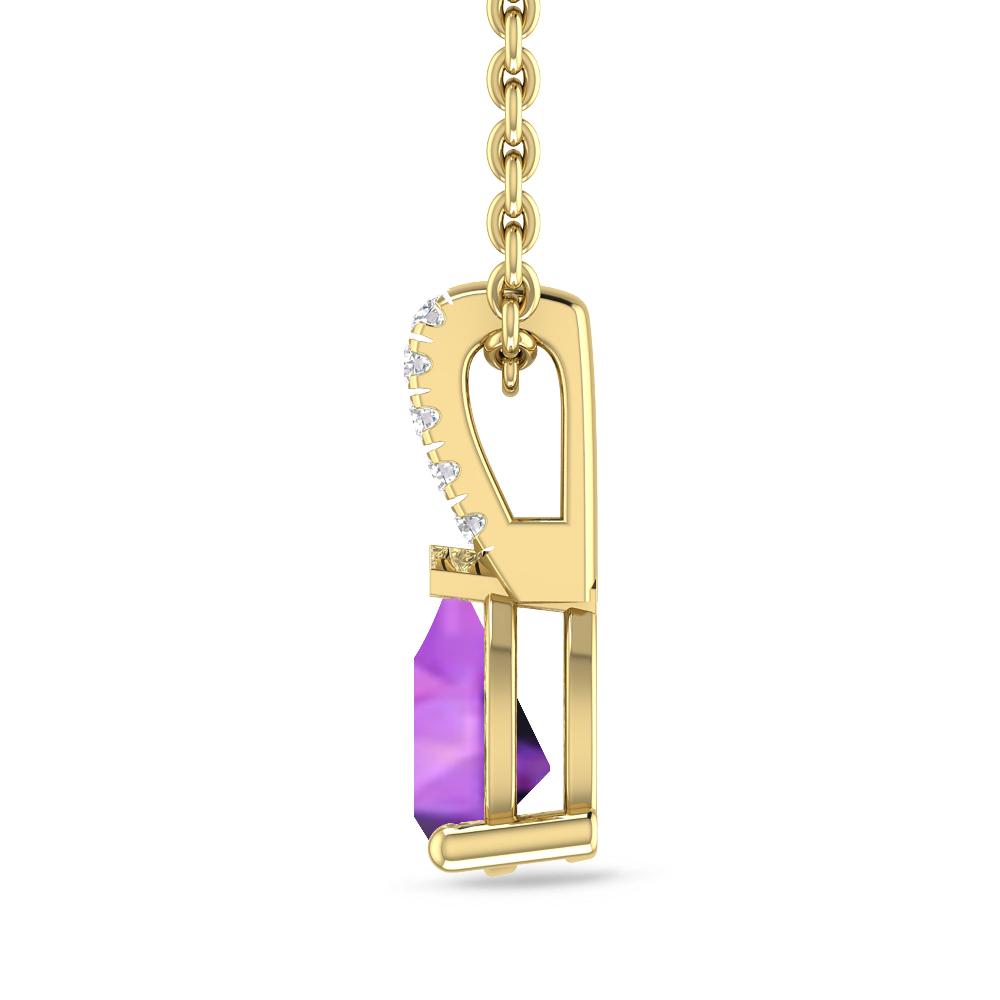 Yellow Gold - Amethyst