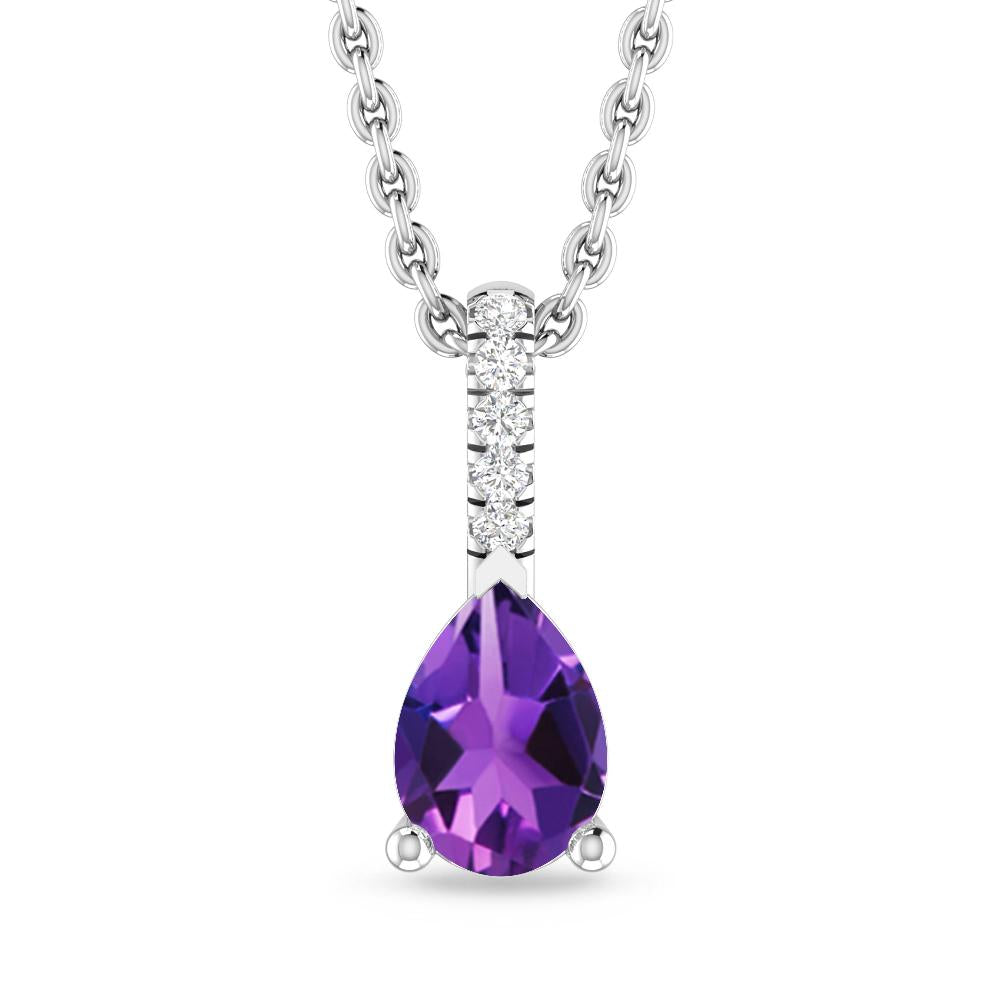 White Gold - Amethyst