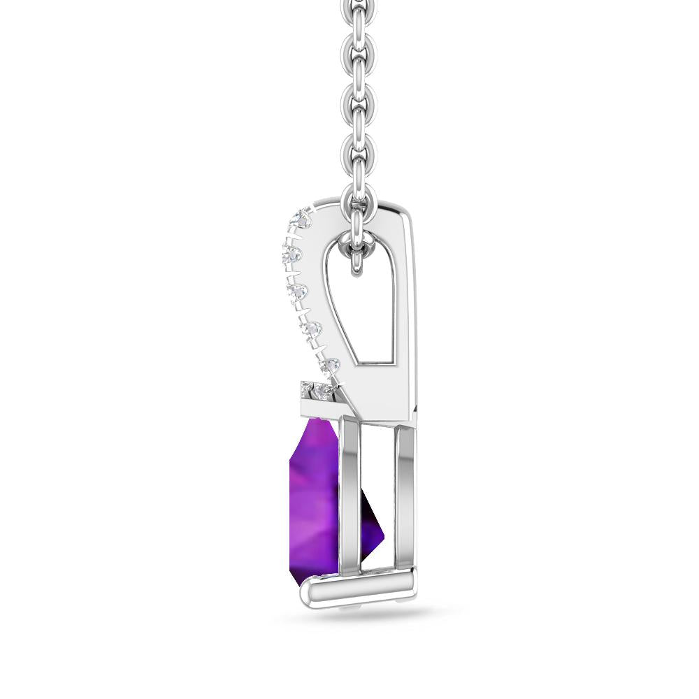 White Gold - Amethyst