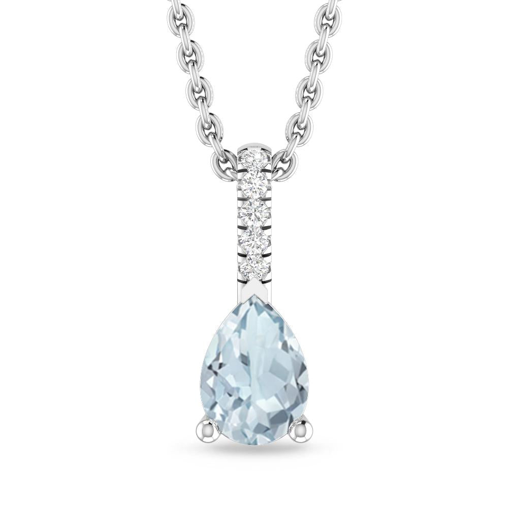 White Gold - Aquamarine