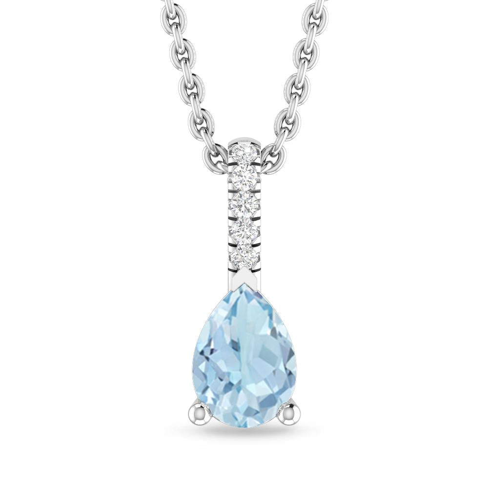 White Gold - Aquamarine