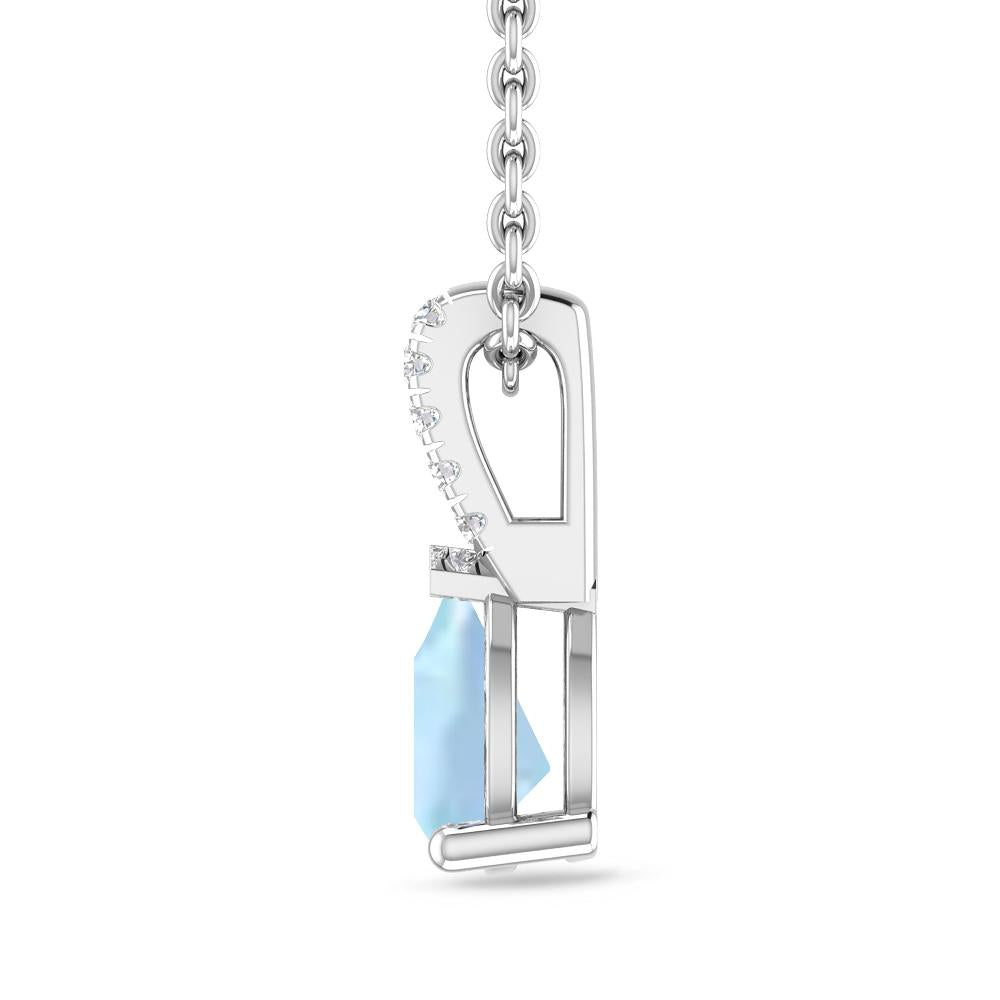 White Gold - Aquamarine