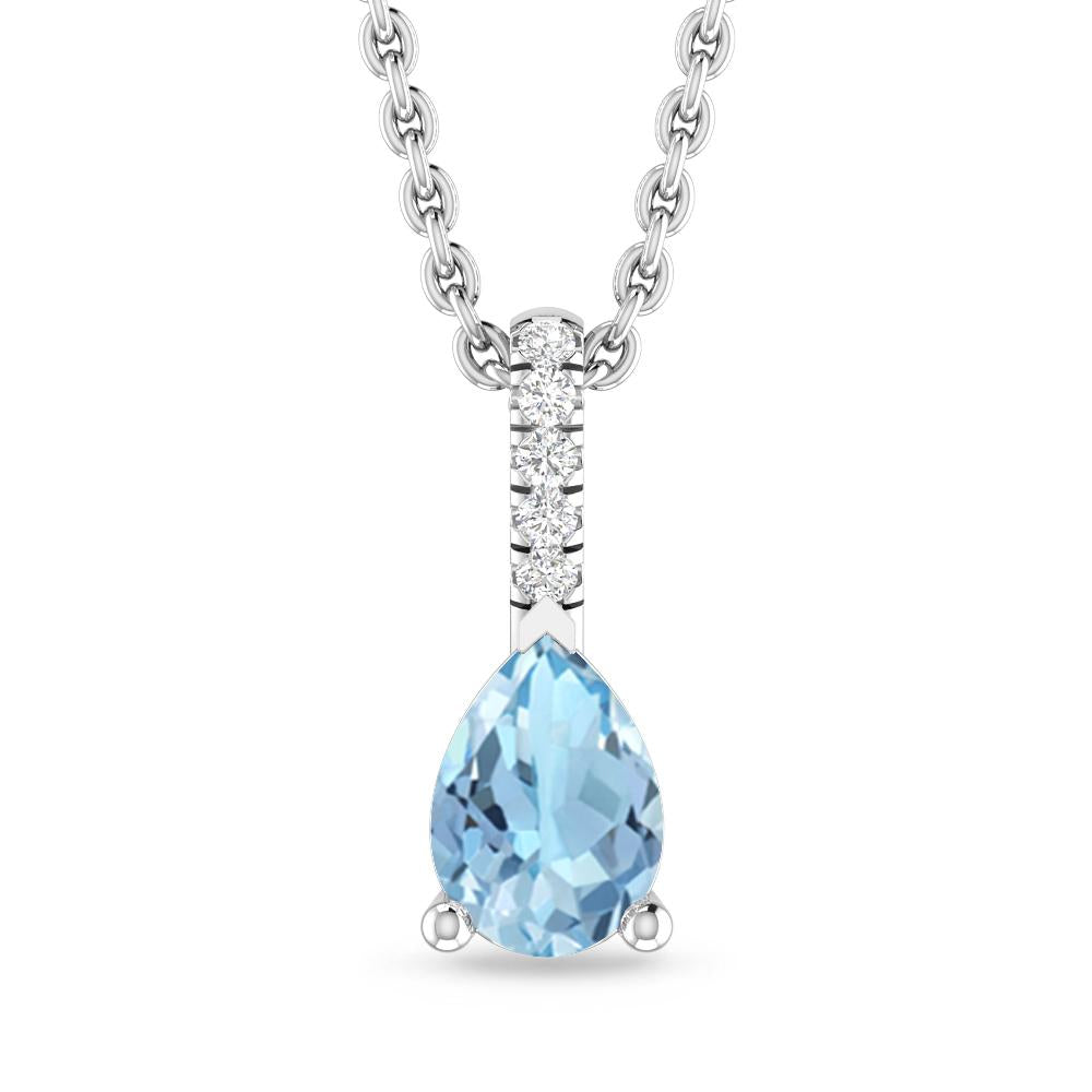 White Gold - Aquamarine