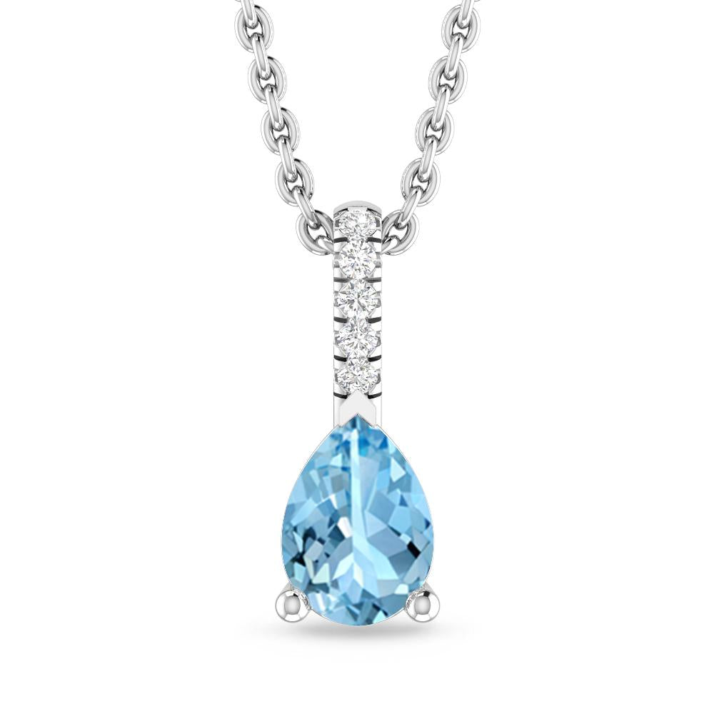 White Gold - Aquamarine