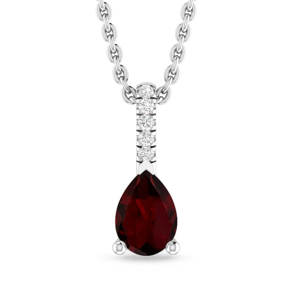 White Gold - Garnet