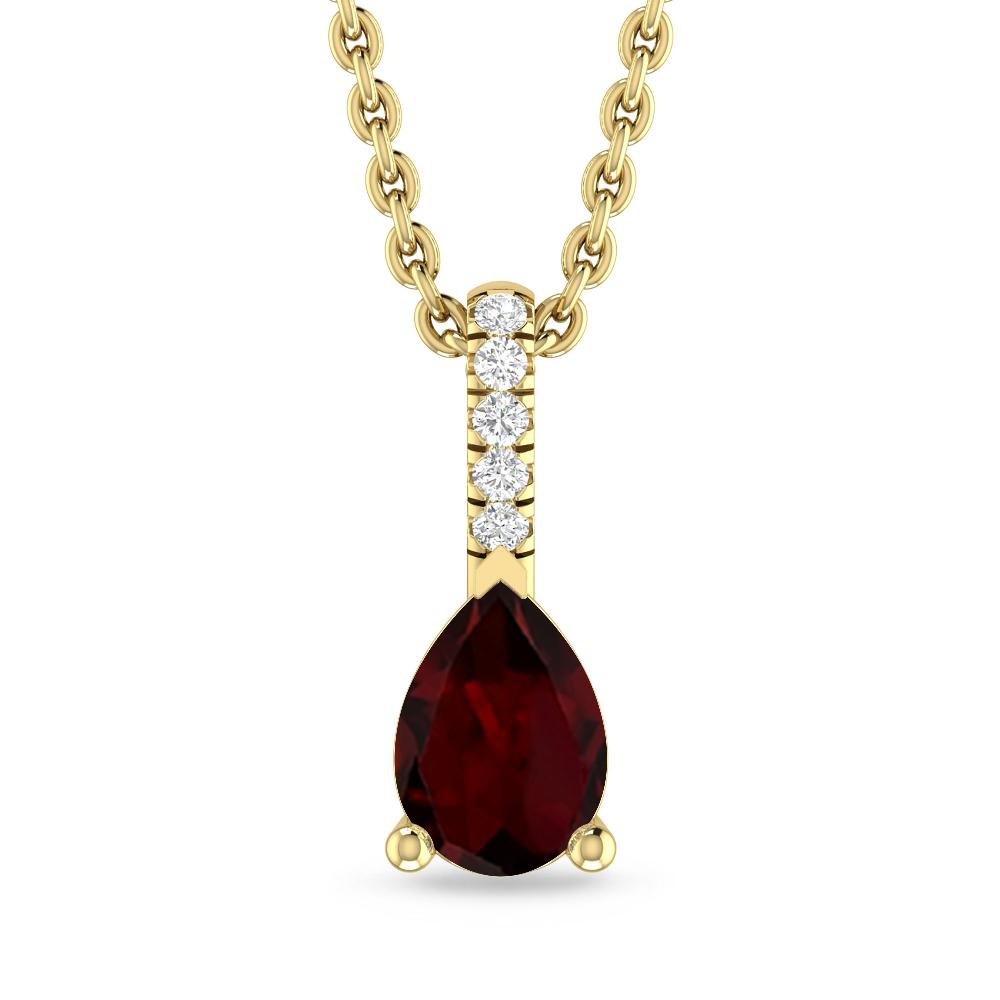 Yellow Gold - Garnet