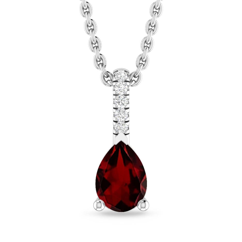 White Gold - Garnet