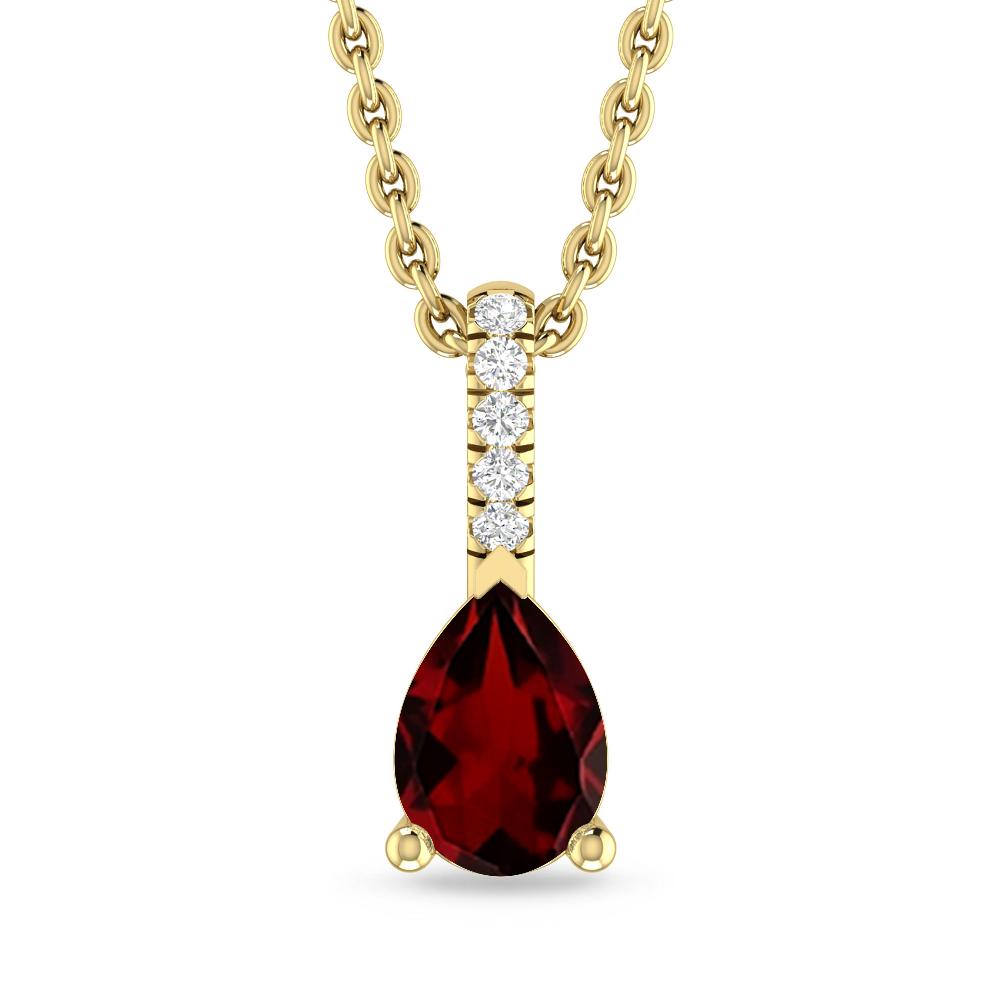 Yellow Gold - Garnet