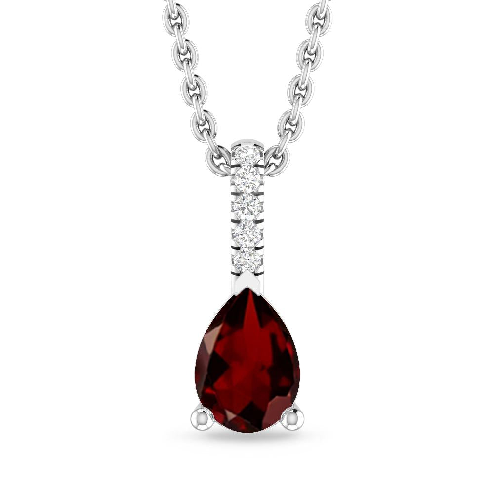 White Gold - Garnet