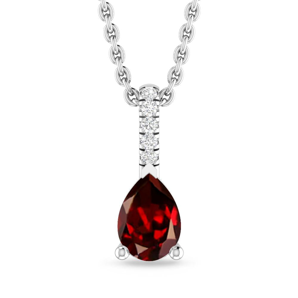 White Gold - Garnet