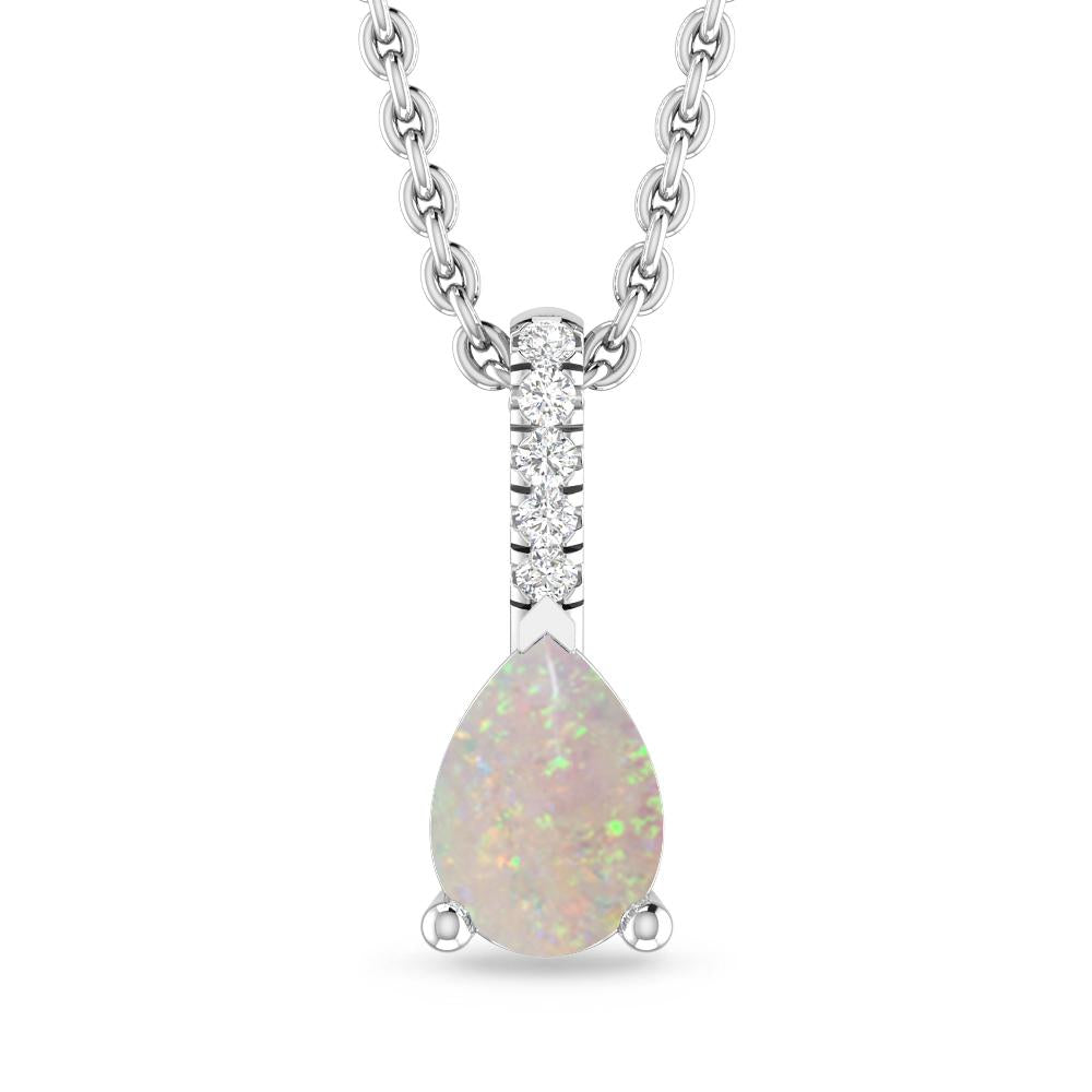 White Gold - Opal