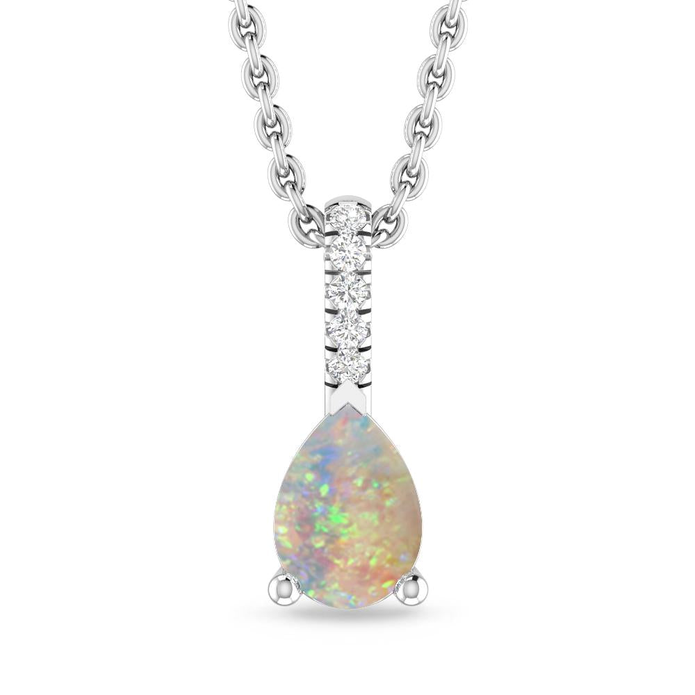 White Gold - Opal