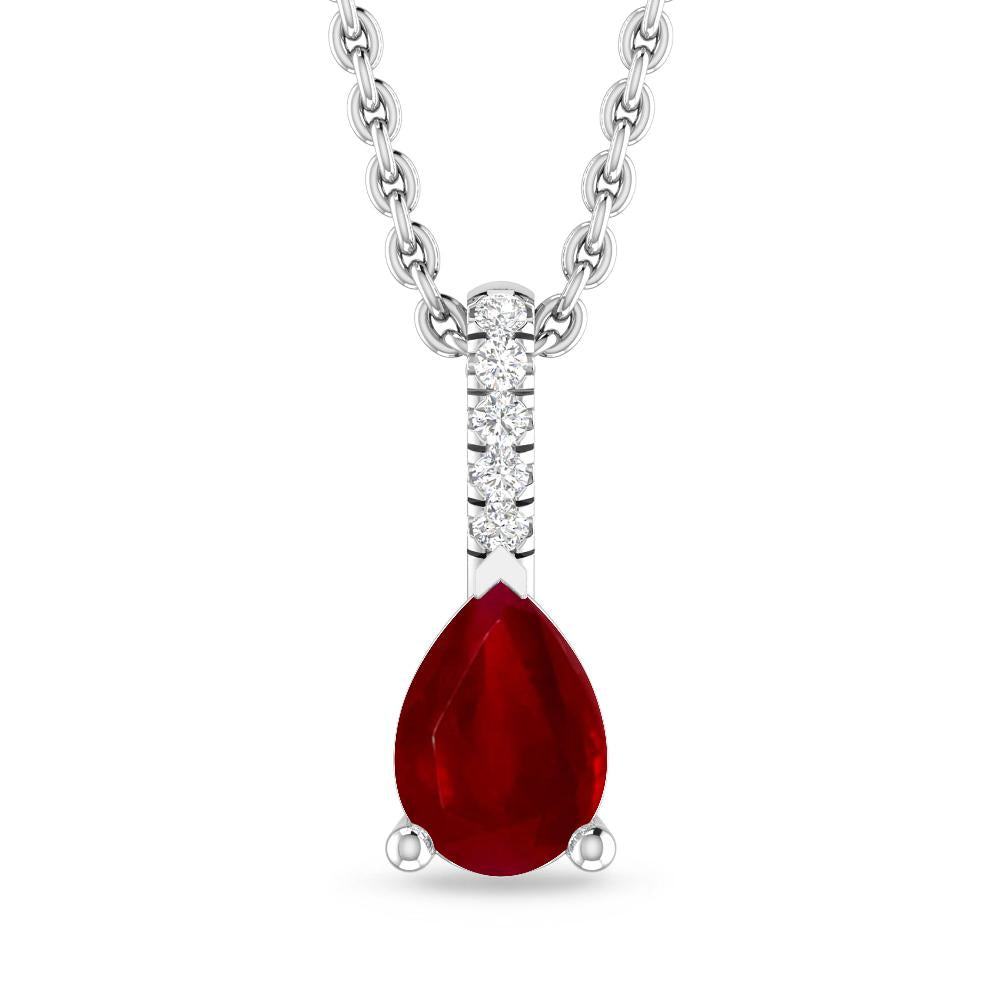 White Gold - Ruby